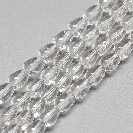 Chapelets de perles en cristal de quartz naturel G-R439-14A-1