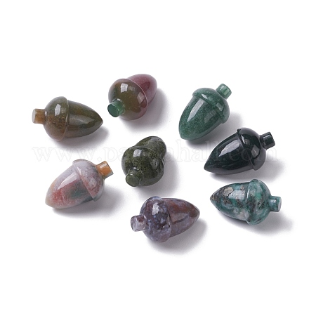 Perles d'agate indienne naturelle G-F711-10-1
