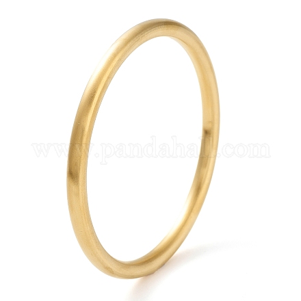 Ion Plating(IP) 304 Stainless Steel Plain Bangles BJEW-G684-03B-G-1