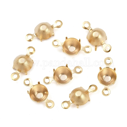 Подвески-подвески с когтями из латуни и стразами KK-P310-22A-G-1