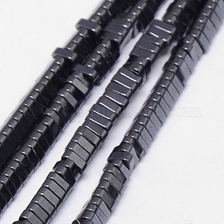Chapelets de perles en hématite synthétique sans magnétiques&nbsp;G-J174-3x3mm-07-1