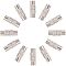 NBEADS 50 Sets Brass Screw Clasps Column Barrel Screw Clasps for Bracelet Necklace Jewelry Making Findings