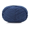 Silk Wool Knitting Yarn, for Garments Scarves Sweater Shawl Hats, Marine Blue, 0.5~1.2mm, about 131.23 Yards(120m)/Skein