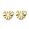 Brass Connector Charms, Cadmium Free & Lead Free, Heart, Real 24K Gold Plated, 6x7x0.5mm, Hole: 1.2mm