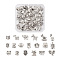 36pcs 18 style Tibetan Style Alloy European Beads, Large Hole Beads, Bee & Butterfly & Dog, Antique Silver, 8~17x6.5~17.5x7~15mm, Hole: 4~6mm, 2pcs/style