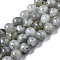 Natural Labradorite Round Beads Strands, 6.5mm, Hole: 1mm, about 59~61pcs/strand, 15 inch