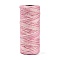 50M Segment Dyed Jute Cord, for Gift Wrapping, Party Decoration, Pink, 2mm, about 54.68 Yards(50m)/Roll