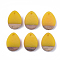 Resin & Walnut Wood Pendants, teardrop, Gold, 17.5x13x4mm, Hole: 1.8mm