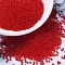 MIYUKI Round Rocailles Beads, Japanese Seed Beads, 11/0, (RR140F) Matte Transparent Red Orange, 2x1.3mm, Hole: 0.8mm, about 5500pcs/50g