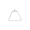 Stainless Steel Pendants, for Earring Findings, Trapezoid, Stainless Steel Color, 26x27mm