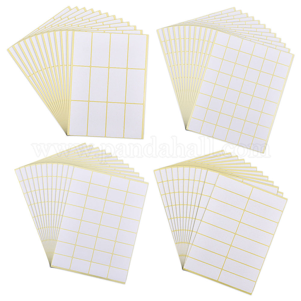 Wholesale Globleland 4 Bags 4 Styles Rectangle Square Paper Writable ...