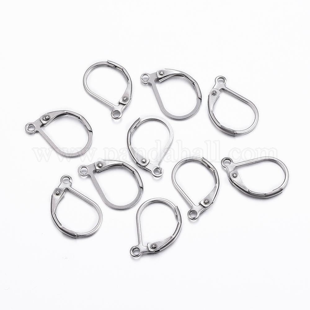 Wholesale Tarnish Resistant 304 Stainless Steel Leverback Earring