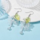 Boucles d'oreilles pendantes en acrylique et en verre EJEW-JE05429-2