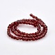 Faceted Drum Glass Beads Strands GLAA-A032-3mm-01-2