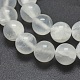 Brins de perles de sélénite naturelles G-G792-24D-3