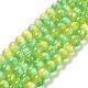 Brins de perles de sélénite naturelles G-P493-01O-1
