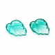 Two-Tone Transparent Glass Charms X-GLAA-H016-15-3