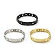 304 bracelet chaînes à maillons solides empilables en acier inoxydable BJEW-G649-14-1