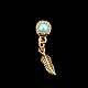 Aleación de rhinestone de uñas y perlas encantos accesorios de decoración de arte MRMJ-K001-33-2