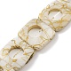Brins de perles de coquille d'eau douce naturelles de style drawbench BSHE-E028-05-3