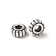 925 Sterling Silver Corrugated Beads STER-P053-09A-AS-3
