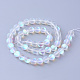 Chapelets de perles en pierre de lune synthétique X-G-R375-12mm-A13-2