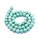 Brins de perles de turquoise péruvienne naturelle (jaspe) G-E561-11-8mm-AA-2