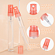 Juegos de botellas de spray de vidrio transparente benecreat DIY-BC0006-28A-4