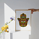 GLOBLELAND 120Pcs Wooden Puzzles for Adults Hamsa Hand Wooden Jigsaw Puzzles Colorful Wood Adult Jigsaw Puzzles for Birthday Christmas AJEW-WH0344-0003-6