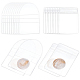 OLYCRAFT 100 Pcs Single Pocket Coin Flips 2 Styles Individual Clear Plastic Sleeves Holders Coin Collecting Supplies for Coins Jewelry Small Items Storage ABAG-OC0001-01-1