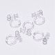 Plastic Clip-on Earring Findings X-KY-P007-F01-3