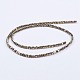 Electroplate Non-Magnetic Synthetic Hematite Beads Strands G-F562-S05-2