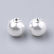 Eco-Friendly Plastic Imitation Pearl Beads X-MACR-T013-27-1