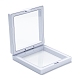 Quadratische transparente PE-Dünnfilm-Aufhängung Schmuck-Display-Box CON-D009-01A-05-3
