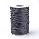 Braided Korean Waxed Polyester Cords YC-T002-1.0mm-101-1