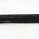 Cordons métalliques tressés avec perles sans élastiques MCOR-R002-1.5mm-17-1