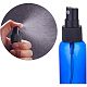 BENECREAT 20 Pack 50ml Blue Fine Mist Atomiser Spray Bottles Empty Plastic Travel Bottle Set for Toiletries Cosmetic Essential Oils MRMJ-BC0001-43-5