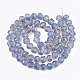 Electroplate Glass Beads Strands EGLA-T018-01-C01-2