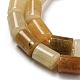 Natural Topaz Jade Beads Strands G-Q1008-A15-3