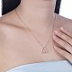 925 подвесные стерлингового серебра ожерелья NJEW-BB30224-2