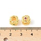 Латунные микропаве с кубическим цирконием KK-U067-01G-2