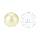 1 scatola di perle di vetro satinato lucido da 6 mm HY-PH0001-6mm-012-3