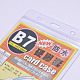 Los titulares de tarjetas de placas de plástico X-AJEW-R038-02-3