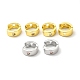 Rack Plating Brass Micro Pave Cubic Zirconia Hoop Earrings for Women EJEW-H091-38-1