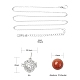 Kits de fabrication de collier pendentif bricolage DIY-FS0001-90-3