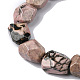 Natural Rhodonite Beads Strands G-F743-04G-4