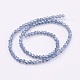 Chapelets de perles en verre électroplaqué EGLA-D021-59-2