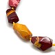 Natural Gemstone Mookaite Beads Strands G-L159-07-2
