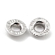 Rhodium Plated 925 Sterling Silver Grommet Eyelet Findings STER-Z001-004P-3