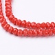 Imitation Jade Glass Beads Strands GLAA-R135-2mm-M1-3